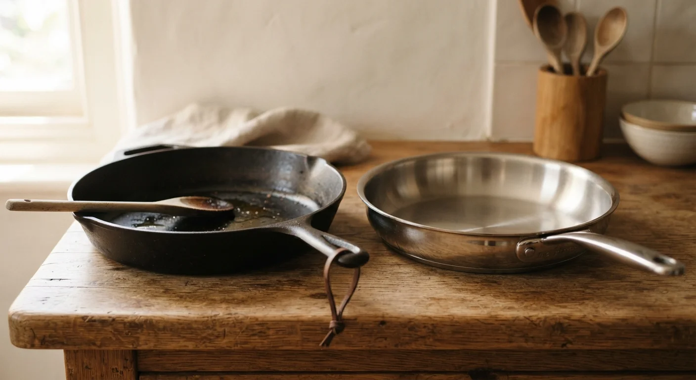 Cast Iron vs. Stainless Steel Cookware: Matching the Pan to the Cook