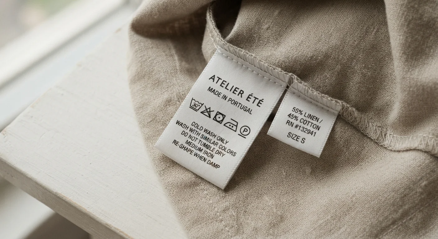 Clothing Care Labels: A Plain-English Guide to Washing Symbols