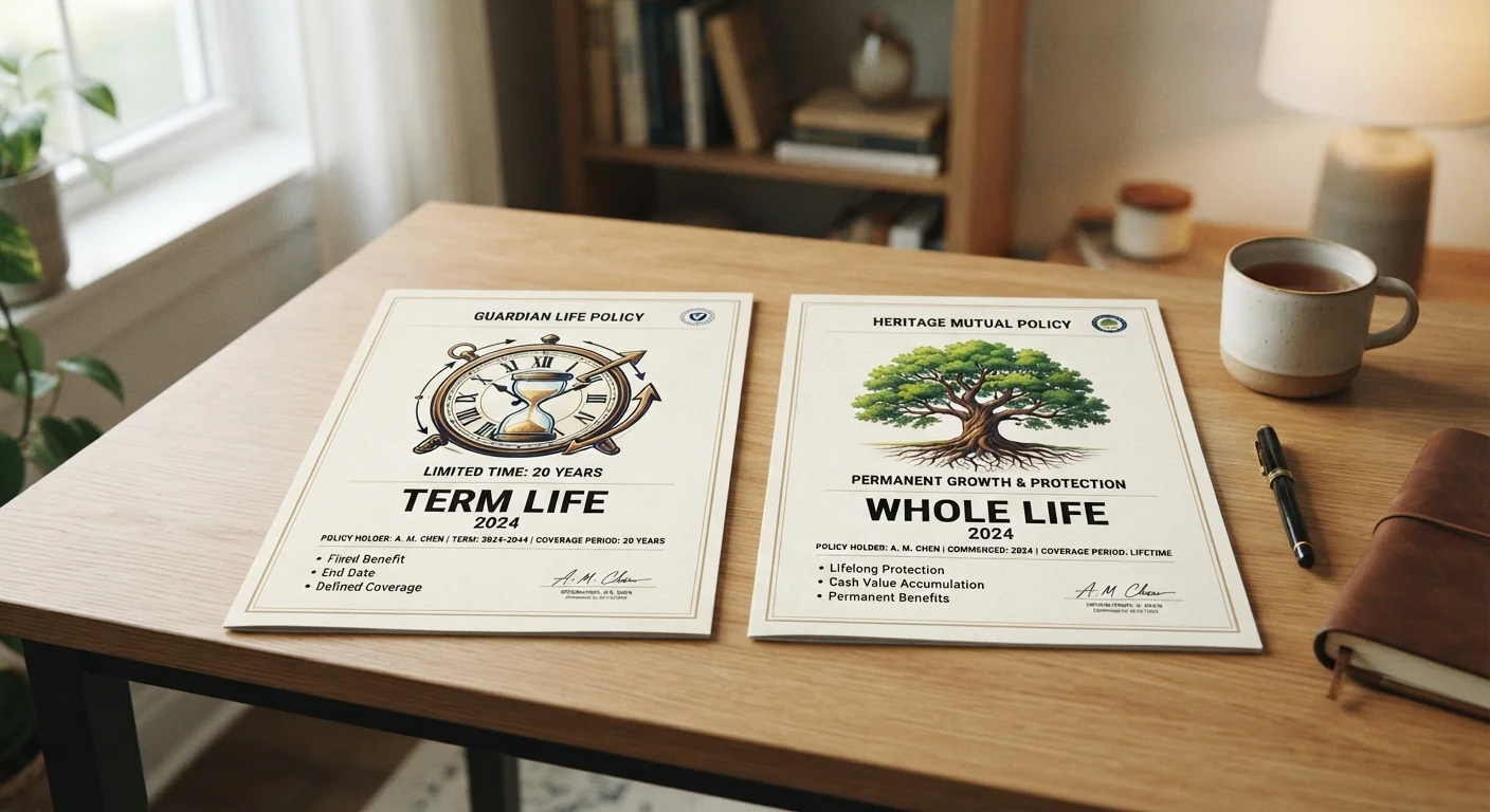 Term Life vs. Whole Life Insurance: Understanding the Core Difference