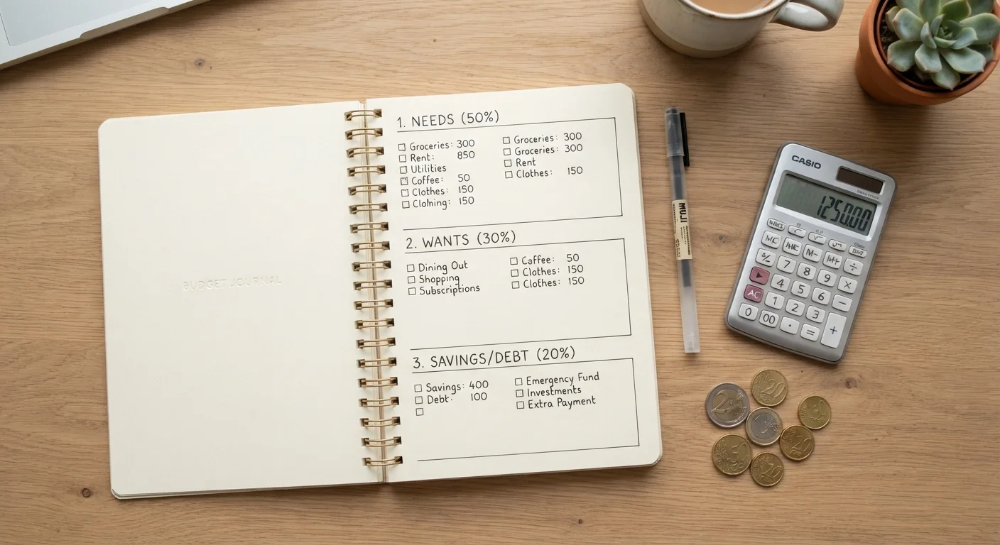 The 50/30/20 Rule Explained in Plain English
